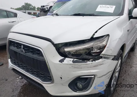 2015 Mitsubishi Outlander Sport Gt from USA, damaged, VIN 4A4AR4AW5FE049655